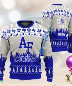 Personalized It A Good Day To Be A Air Force Falcons Ugly Christmas Sweater AOP