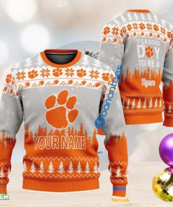 Personalized It A Good Day To Be A Clemson Tigers Knitted Christmas Sweater AOP