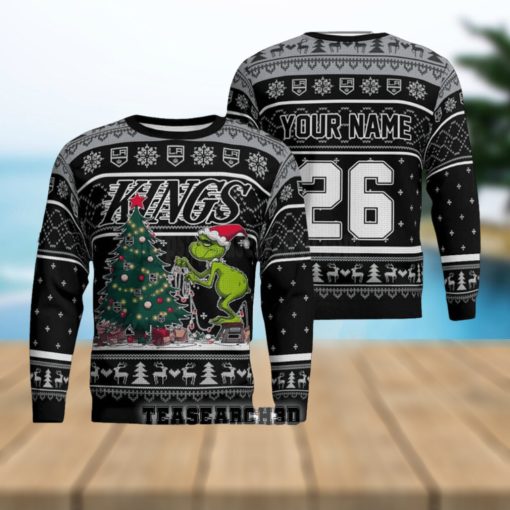 Personalized Los Angeles Kings NHL Ugly Christmas Sweater