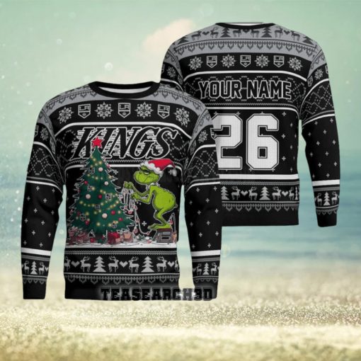 Personalized Los Angeles Kings NHL Ugly Christmas Sweater
