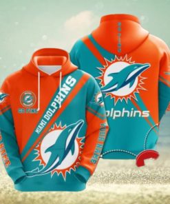 Personalized Miami Dolphins No1150 Custom Hoodie 3D Sweatshirt Tshirt Football Gift