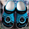 Personalized Number Love Basketball Blue Crocs