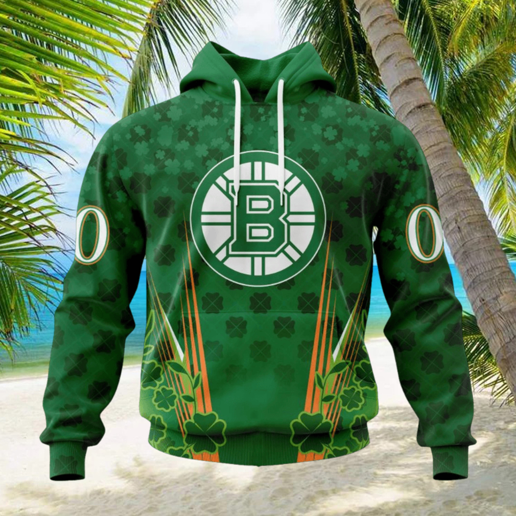 Personalized NHL Boston Bruins Full Green Design For St. Patrick’s Day Hoodie Personalized NHL Boston Bruins Full Green Design For St. Patrick’s Day Hoodie