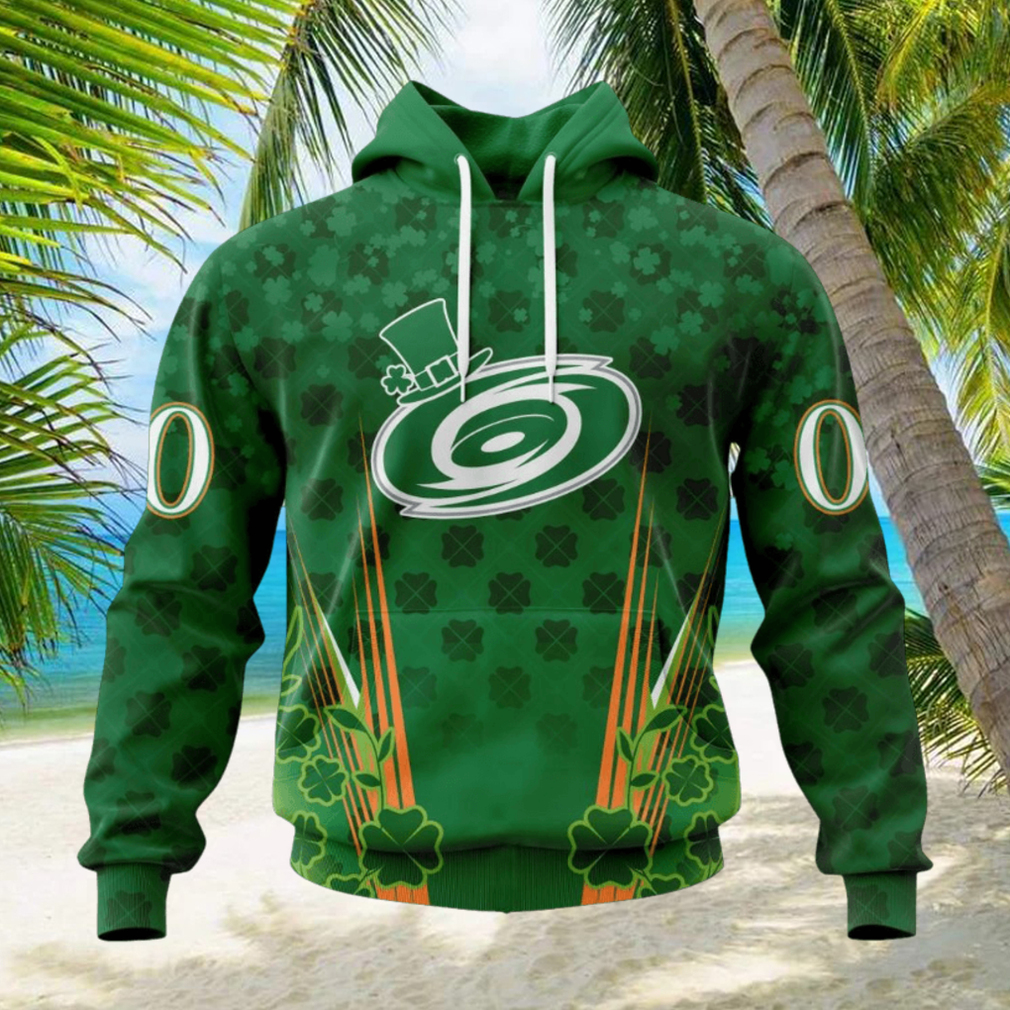 Personalized NHL Carolina Hurricanes Full Green Design For St. Patrick’s Day Hoodie Personalized NHL Carolina Hurricanes Full Green Design For St. Patrick’s Day Hoodie
