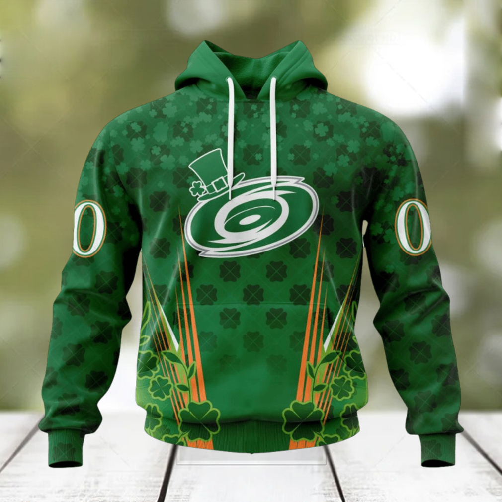 Personalized NHL Carolina Hurricanes Full Green Design For St. Patrick’s Day Hoodie Personalized NHL Carolina Hurricanes Full Green Design For St. Patrick’s Day Hoodie
