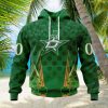Personalized NHL Vegas Golden Knights Full Green Design For St. Patrick’s Day Hoodie