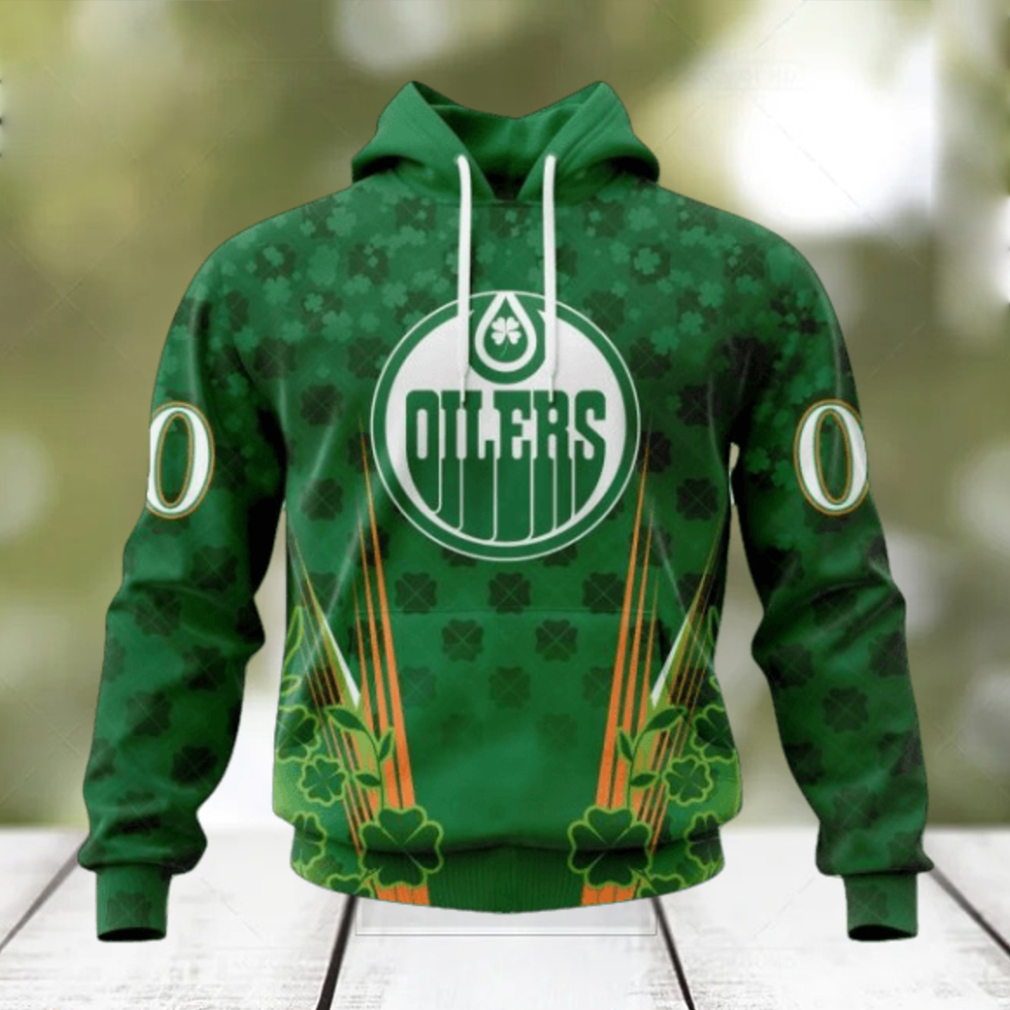 Personalized NHL Edmonton Oilers Full Green Design For St. Patrick’s Day Hoodie Personalized NHL Edmonton Oilers Full Green Design For St. Patrick’s Day Hoodie
