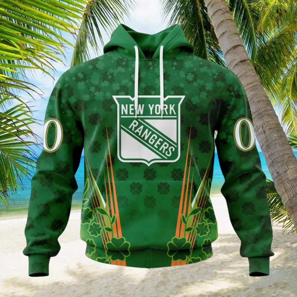 Personalized NHL New York Rangers Full Green Design For St. Patrick’s Day Hoodie Personalized NHL New York Rangers Full Green Design For St. Patrick’s Day Hoodie