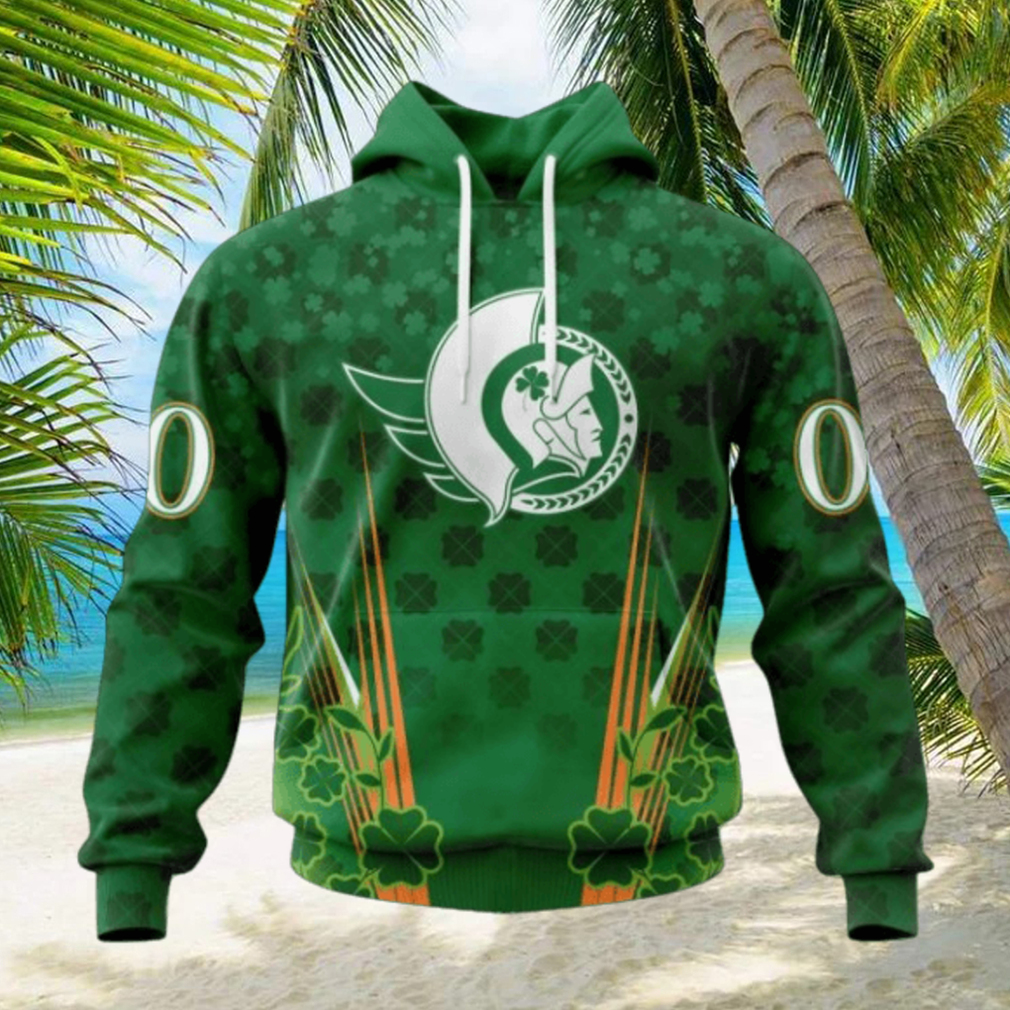 Personalized NHL Ottawa Senators Full Green Design For St. Patrick’s Day Hoodie Personalized NHL Ottawa Senators Full Green Design For St. Patrick’s Day Hoodie