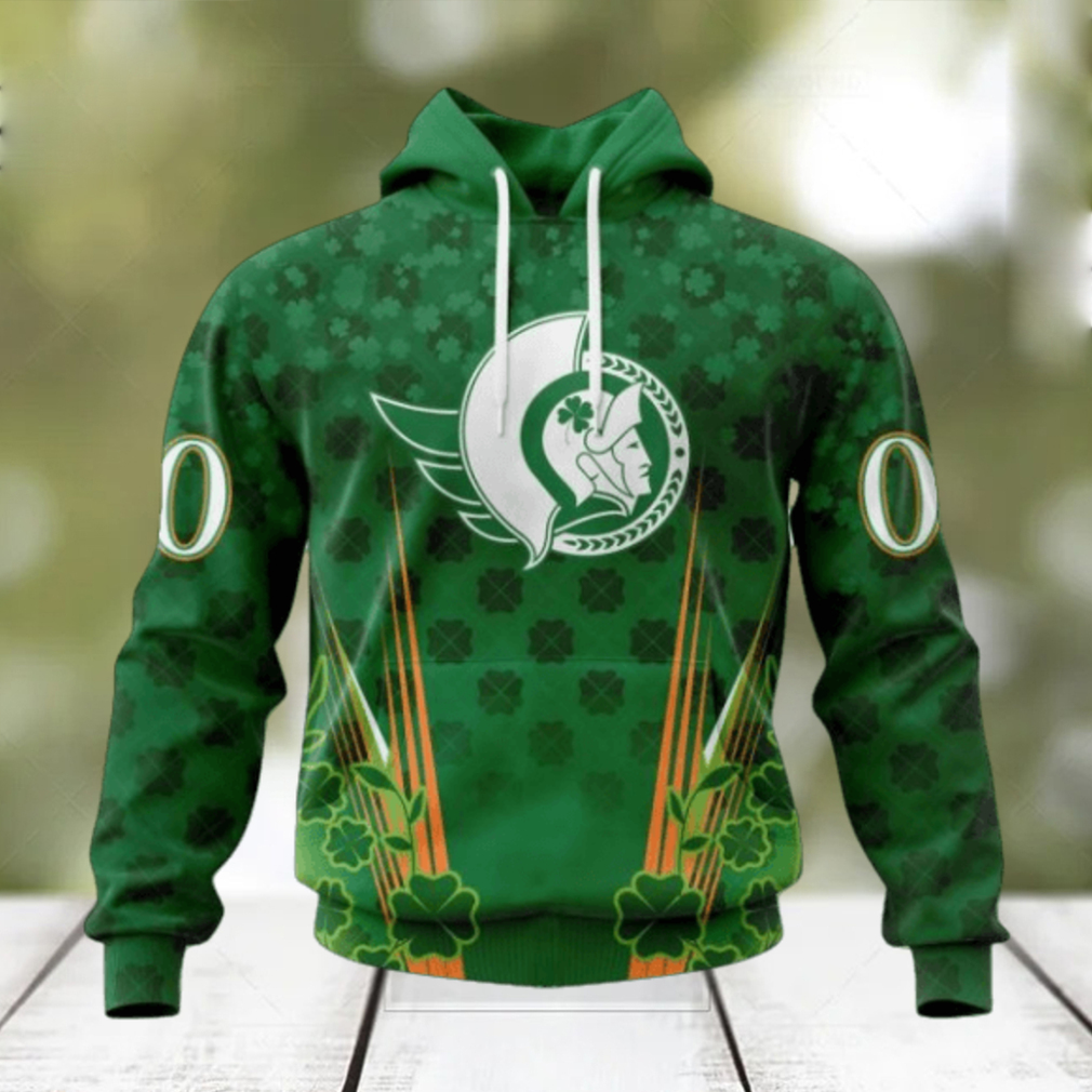 Personalized NHL Ottawa Senators Full Green Design For St. Patrick’s Day Hoodie Personalized NHL Ottawa Senators Full Green Design For St. Patrick’s Day Hoodie