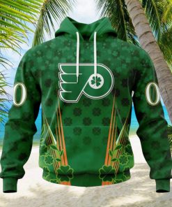 Personalized NHL Philadelphia Flyers Full Green Design For St. Patrick’s Day Hoodie