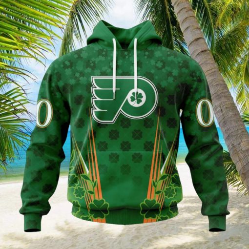 Personalized NHL Pittsburgh Penguins Full Green Design For St. Patrick’s Day Hoodie