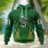 Personalized NHL San Jose Sharks Full Green Design For St. Patrick’s Day Hoodie