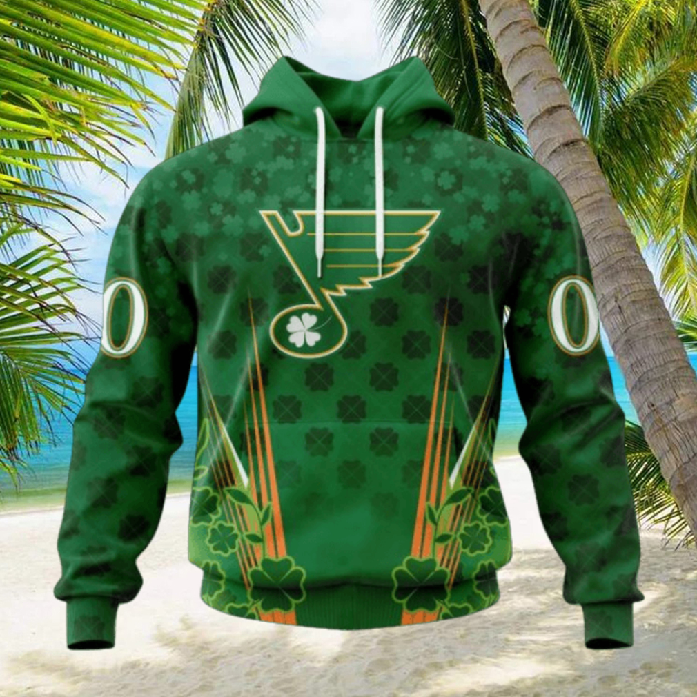 Personalized NHL St. Louis Blues Full Green Design For St. Patrick’s Day Hoodie Personalized NHL St. Louis Blues Full Green Design For St. Patrick’s Day Hoodie
