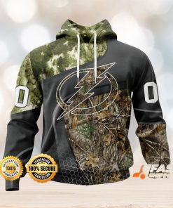 Personalized NHL Tampa Bay Lightning Special Hunting Camo Design Hoodie 3D