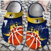 Custom Number Basketball Colorful Crocs