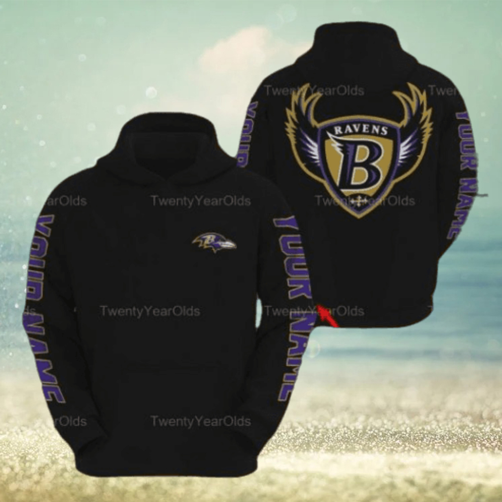 Personalized Nfl Baltimore Ravens Custom Name 3D All Over Print Hoodie Zipup Hoodie Sweatshirt Tshirt Football Gift Personalized Nfl Baltimore Ravens Custom Name 3D All Over Print Hoodie Zipup Hoodie Sweatshirt Tshirt Football Gift