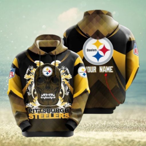 Personalized Pittsburgh Steelers No1649 Custom Hoodie 3D All Over Print Sweatshirt Tshirt Football Gift