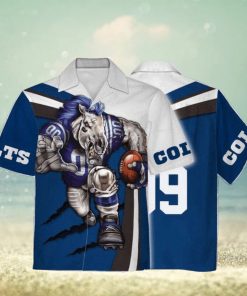 Personalized Unisex Hawaiian Shirt Indianapolis Colts Football Team 3D Apparel For Men Women