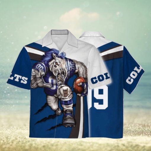 Personalized Unisex Hawaiian Shirt Indianapolis Colts Football Team 3D Apparel For Men Women