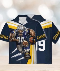 Personalized Unisex Hawaiian Shirt Los Angeles Chargers Football Team 3D Apparel For Men Women