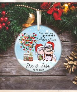 Personalized Up Christmas Ornament