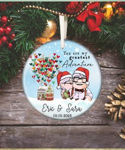 Personalized Up Christmas Ornament