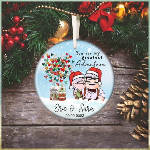 Personalized Up Christmas Ornament