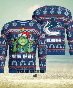 Personalized Vancouver Canucks NHL Ugly Christmas Sweater
