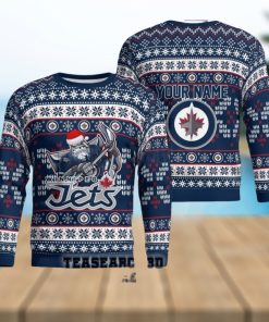 Personalized Winnipeg Jets NHL Ugly Christmas Sweater