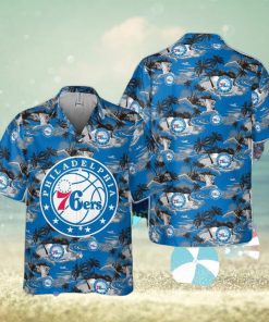 Philadelphia 76Ers National Basketball Association Hawaiian Shirt