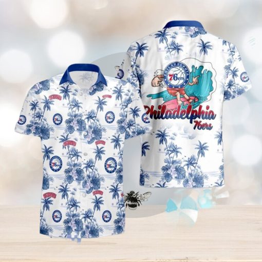 Philadelphia 76Ers National Basketball Hawaiian Shirt Association