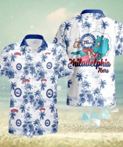 Philadelphia 76Ers National Basketball Hawaiian Shirt Association