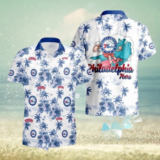 Philadelphia 76Ers National Basketball Hawaiian Shirt Association