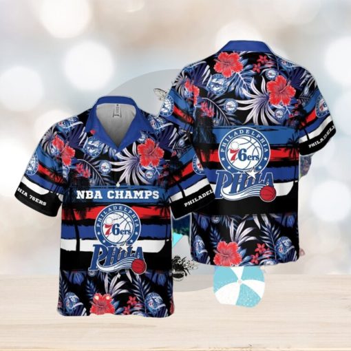 Philadelphia 76Ers National Basketball Hawaiian Shirt