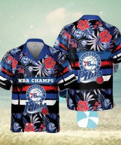 Philadelphia 76Ers National Basketball Hawaiian Shirt