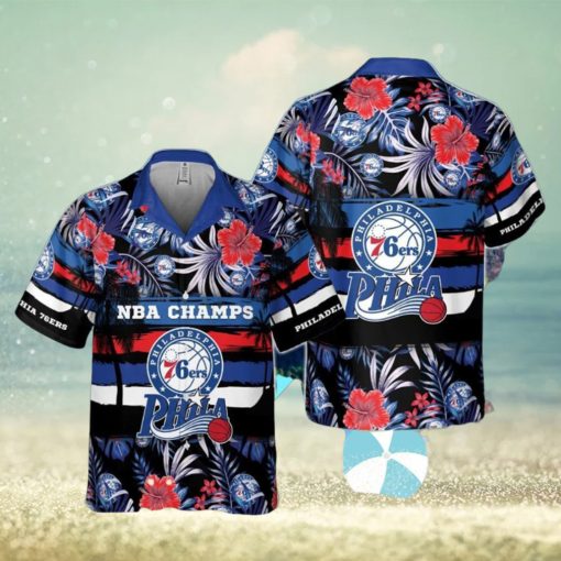 Philadelphia 76Ers National Basketball Hawaiian Shirt