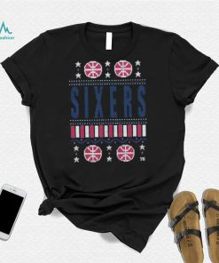 Philadelphia 76ers Homage Unisex Holiday Raglan Shirt