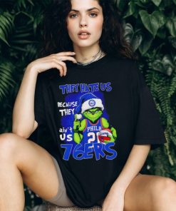 Philadelphia 76ers They Hate Us Because They Ain’t Us 76ers Sixers Grinch Christmas Holidays Shirts