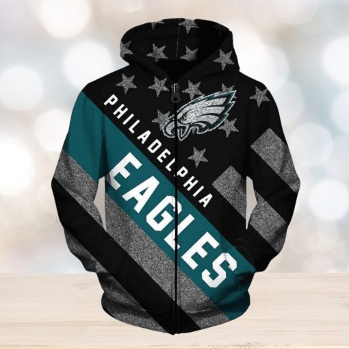 Philadelphia Eagles 3D Printed Hoodie Ver 6