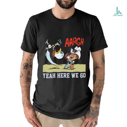 Philadelphia Eagles And Dallas Cowboys Argh Yeah here We Go Mascot Shirt