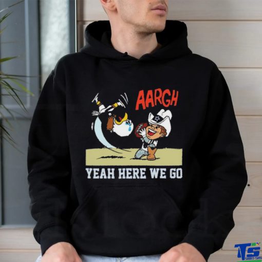 Philadelphia Eagles And Dallas Cowboys Argh Yeah here We Go Mascot Shirt