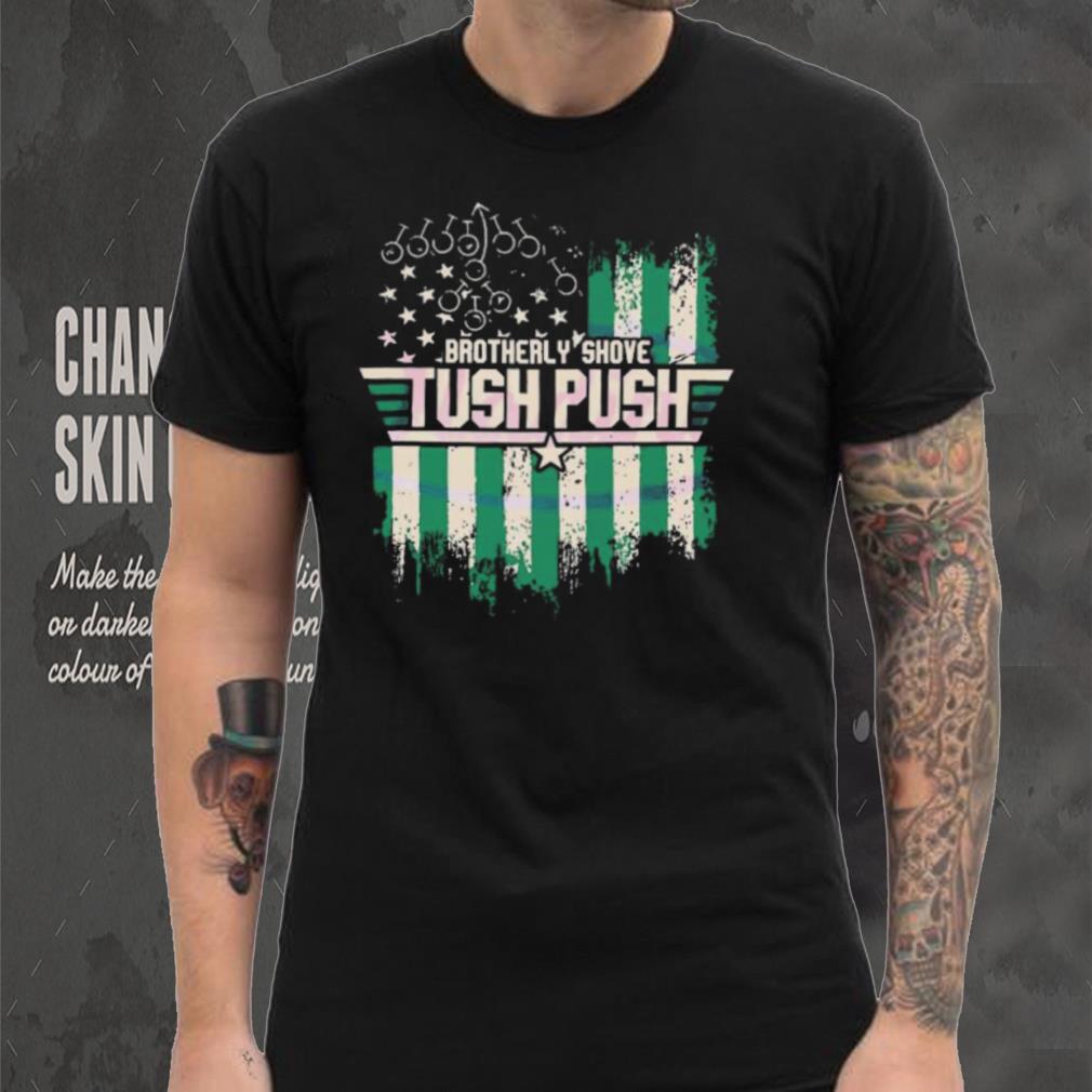 Philadelphia Eagles Brotherly Shove Tush Push vintage t shirt Philadelphia Eagles Brotherly Shove Tush Push vintage t shirt