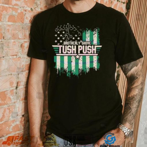 Philadelphia Eagles Brotherly Shove Tush Push vintage t shirt