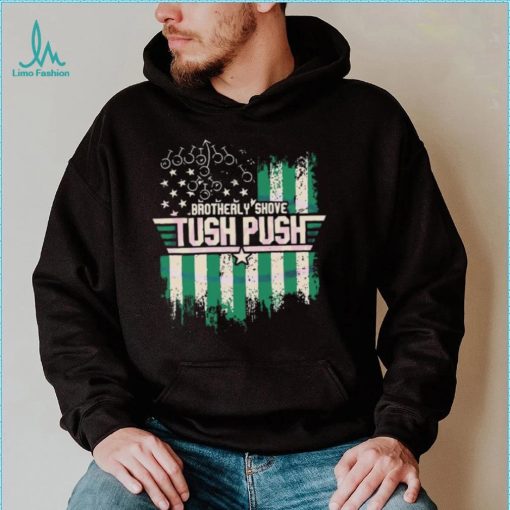 Philadelphia Eagles Brotherly Shove Tush Push vintage t shirt
