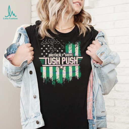 Philadelphia Eagles Brotherly Shove Tush Push vintage t shirt