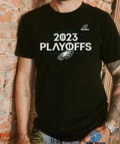 Philadelphia Eagles Fanatics Branded Heather Charcoal 2023 NFL Playoffs Shirt