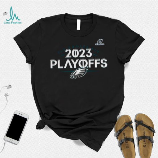 Philadelphia Eagles Fanatics Branded Heather Charcoal 2023 NFL Playoffs Shirt