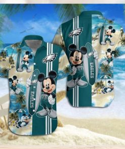 Philadelphia Eagles Mickey Mouse Hawaiian Shirt