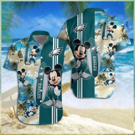 Philadelphia Eagles Mickey Mouse Hawaiian Shirt